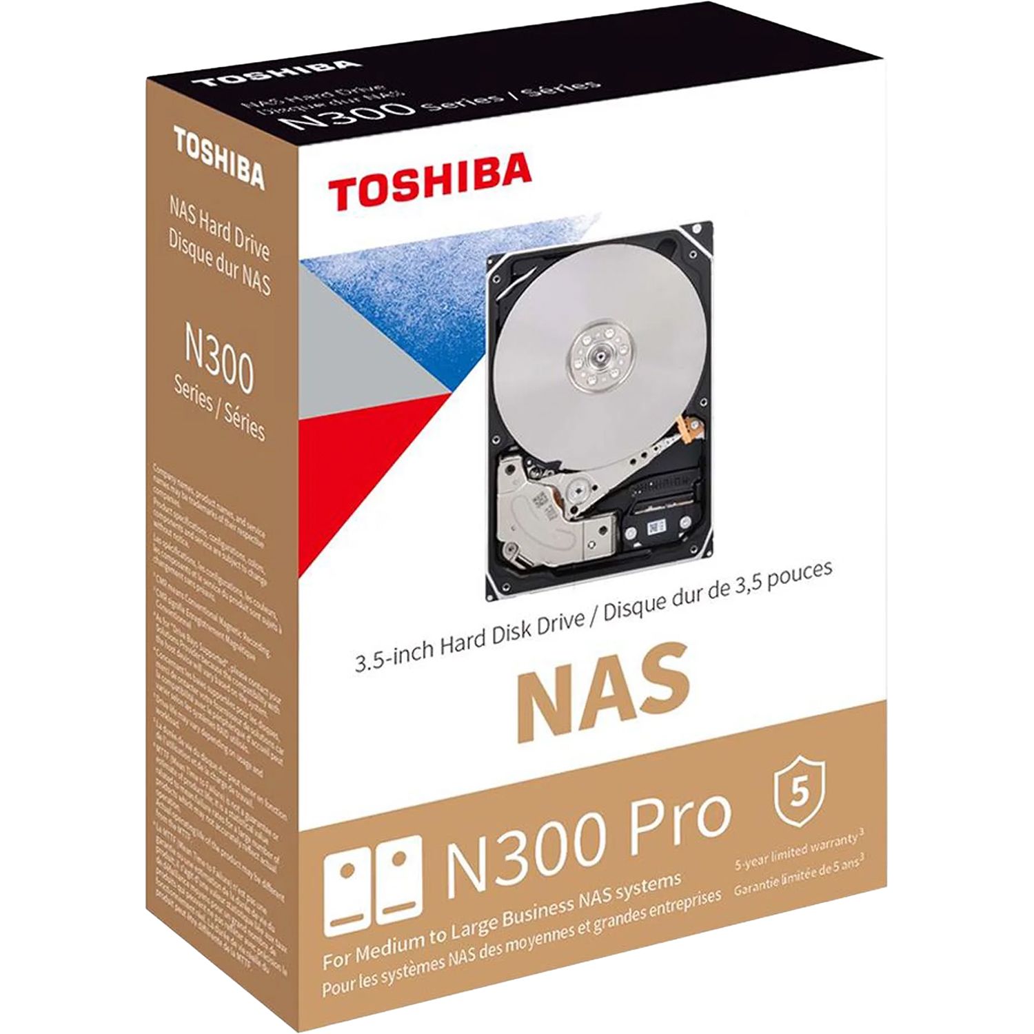 Жесткий диск Toshiba N300 Pro NAS 14Tb (HDWG51EXZSTB)